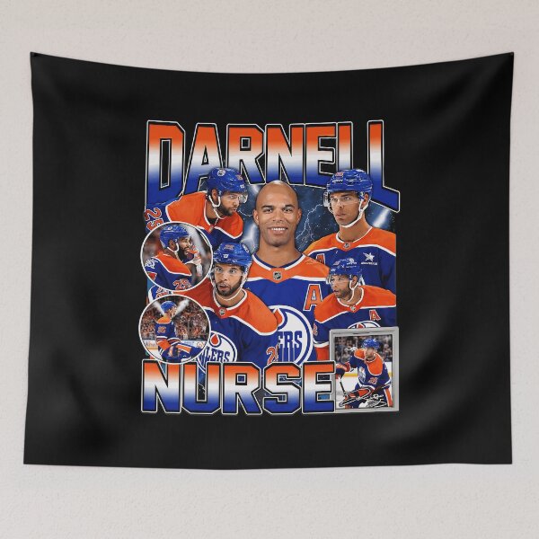 Item preview, Darnell Nurse Vintage Edmonton Hockey Collage designed and sold by dixiemoor.