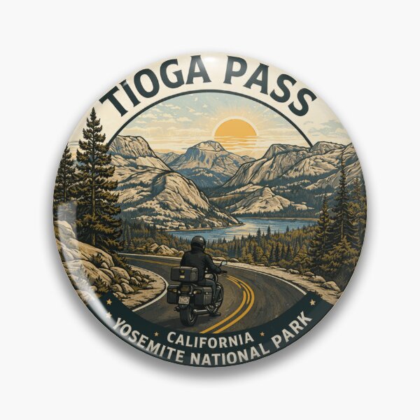 Item preview, Tioga Pass Emblem designed and sold by clarkfraser.