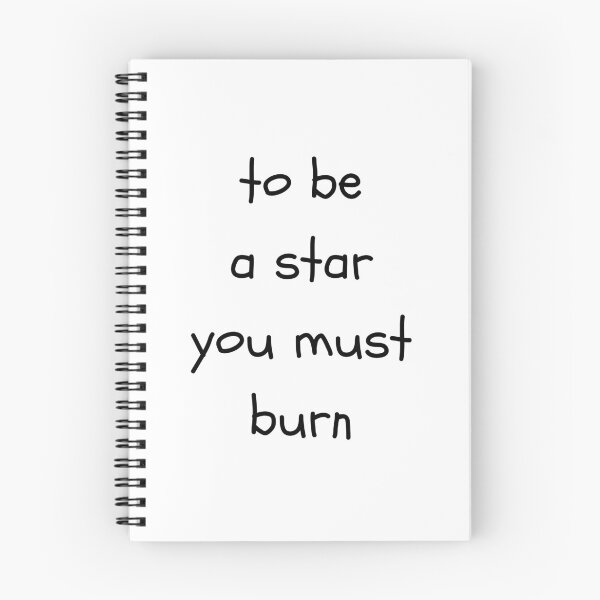 Item preview, To Be a Star You Must Burn Shirt, Motivational Quote Tee, Inspirational Typography, Ambition Gift designed and sold by cozydrops.