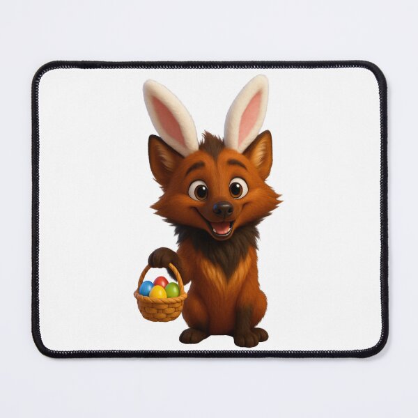 Item preview, Maned Wolf Easter Bunny designed and sold by Sillytoe.