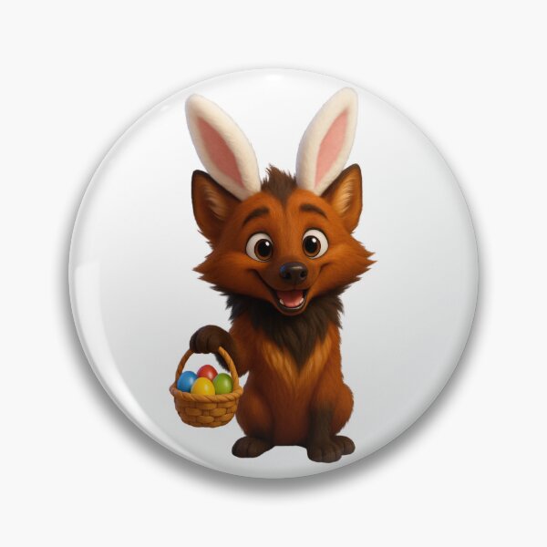Item preview, Maned Wolf Easter Bunny designed and sold by Sillytoe.