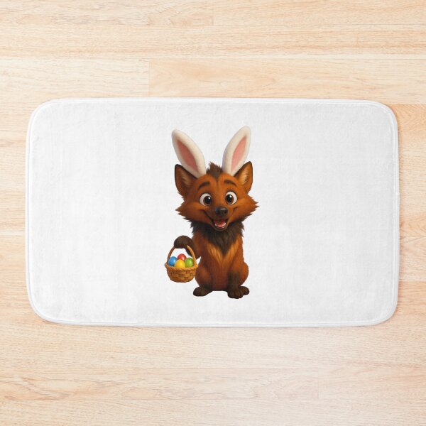 Item preview, Maned Wolf Easter Bunny designed and sold by Sillytoe.