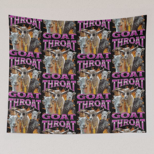 Item preview, Throat Goat Funny Offensive Adult Humor Retro designed and sold by Nikolausgage.