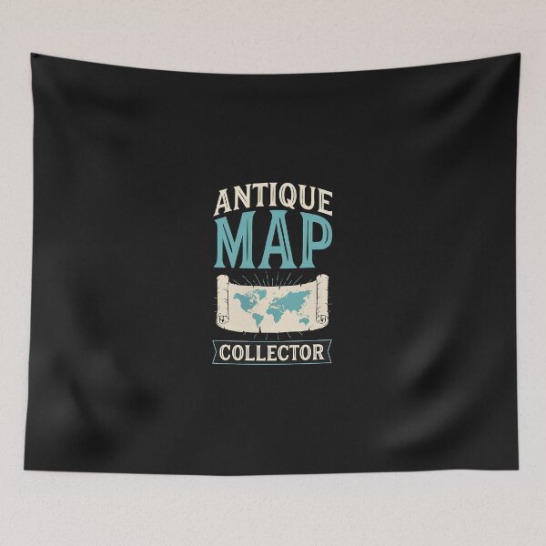 Item preview, Antique Map Collector Retro Vintage World Map Scroll Design designed and sold by iwaskojankat.