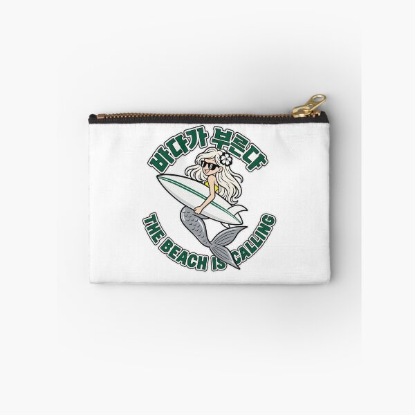 Item preview, Surfing Mermaid - The Beach Is Calling Korean designed and sold by SeoulVibeStudio.