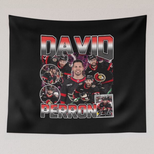 Item preview, David Perron Ottawa Hockey Vintage Collage designed and sold by audrinabab.