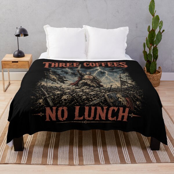 Item preview, Three Coffees No Lunch designed and sold by CelidaBonde.