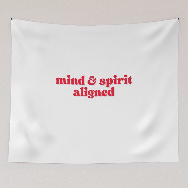 Item preview, mind & spirit aligned | red designed and sold by dollhouseclub.