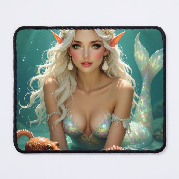 Item preview, Nereid With Octopus designed and sold by Jaenne.studio.