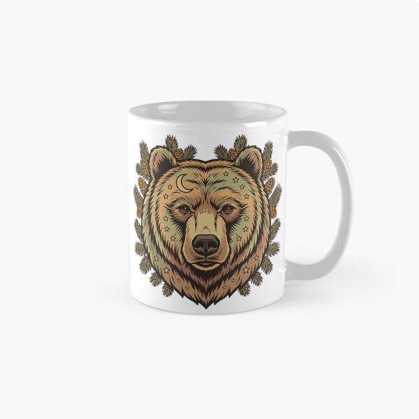 Item preview, Star Bear Guardian - Retro Grizzly Constellation Art designed and sold by Elevated PNW.