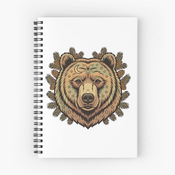 Item preview, Star Bear Guardian - Retro Grizzly Constellation Art designed and sold by Elevated PNW.