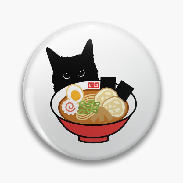 Item preview, Cat Loves Ramen designed and sold by GoblinBoutique.