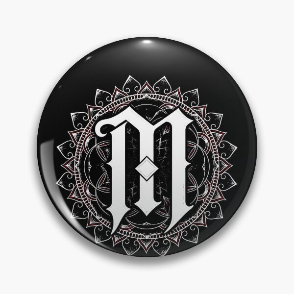 Item preview, Gothic A Mandala Black White Red -75 designed and sold by Divascorner.