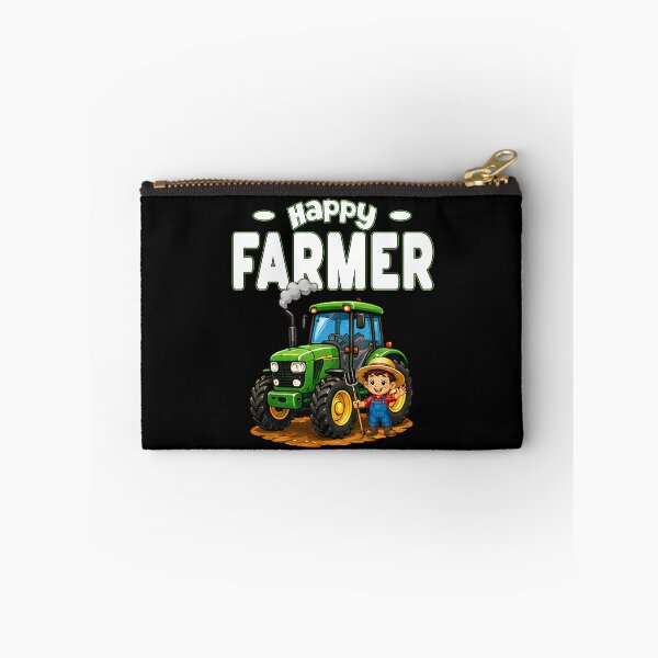 Item preview, Happy Farmer Green Tractor Cute Little Boy Farming Cute Happy Farmer Green Tractor Kids Farming Art  designed and sold by Jt41.