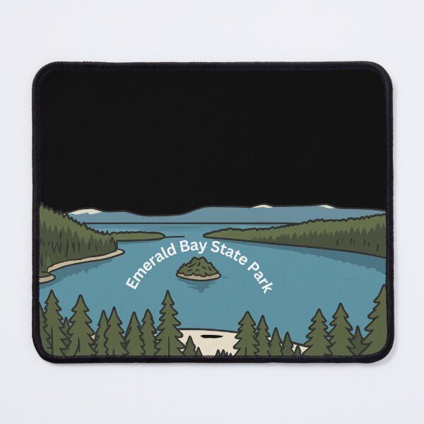 Item preview, Emerald Bay State Park Lake Tahoe Fannette Island Sticker designed and sold by FestivityFinds.