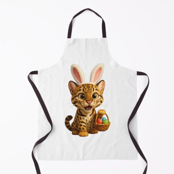 Item preview, Ocelot Easter Bunny designed and sold by Sillytoe.