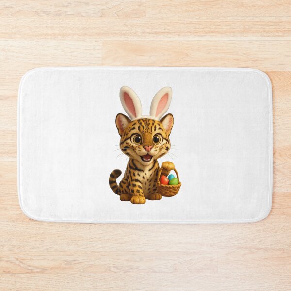 Item preview, Ocelot Easter Bunny designed and sold by Sillytoe.
