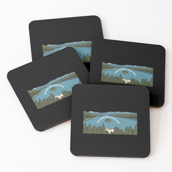 Item preview, Emerald Bay State Park Lake Tahoe Fannette Island Sticker designed and sold by FestivityFinds.