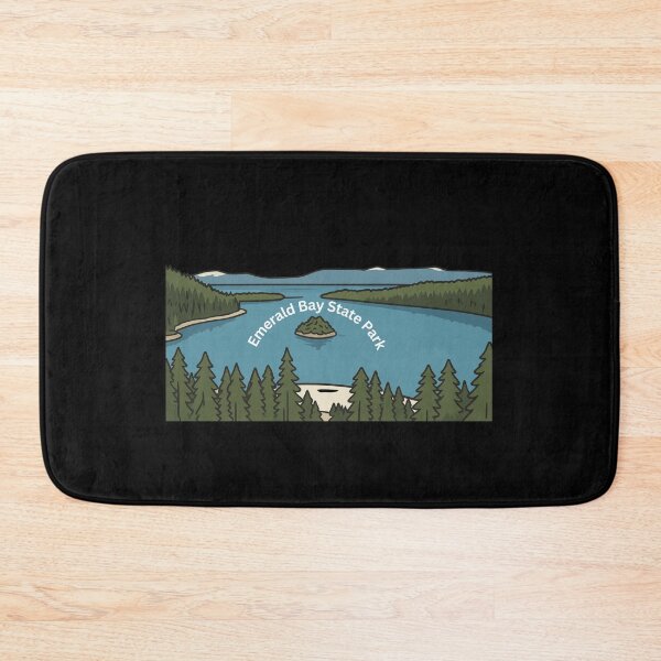 Item preview, Emerald Bay State Park Lake Tahoe Fannette Island Sticker designed and sold by FestivityFinds.
