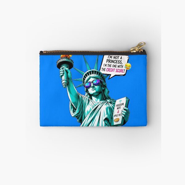 Item preview, I'm Not a Princess I'm The One With The Credit Score - Funny Sassy Statue of Liberty designed and sold by Kittcatking.