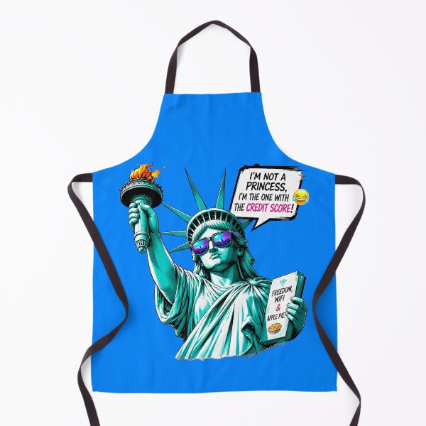 Item preview, I'm Not a Princess I'm The One With The Credit Score - Funny Sassy Statue of Liberty designed and sold by Kittcatking.