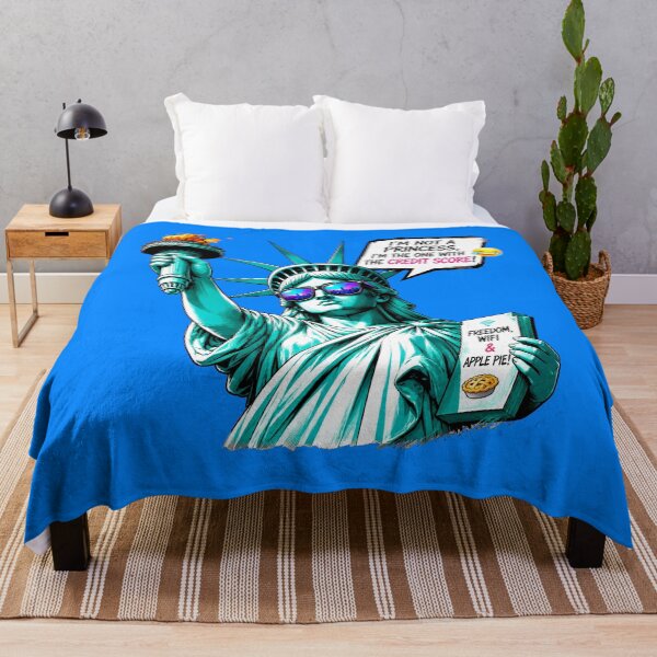 Item preview, I'm Not a Princess I'm The One With The Credit Score - Funny Sassy Statue of Liberty designed and sold by Kittcatking.