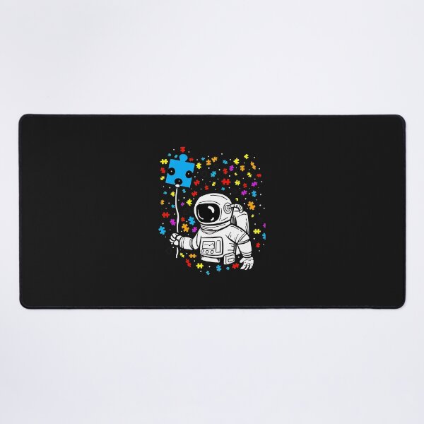 Item preview, Astronaut Holding Puzzle Piece Balloon Space designed and sold by iwaskojankat.