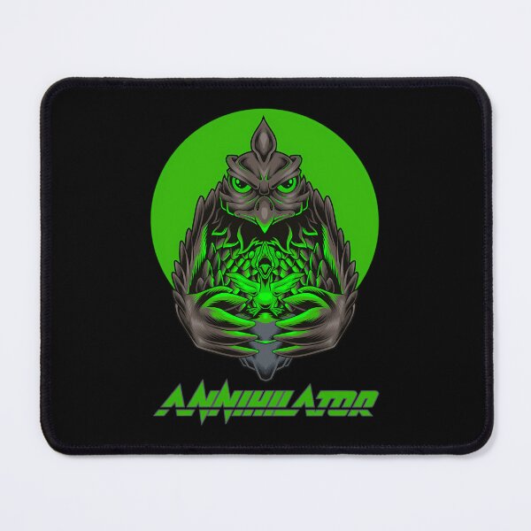 Item preview, Green Glowing Monster Bird Metal designed and sold by Sarita Jha.