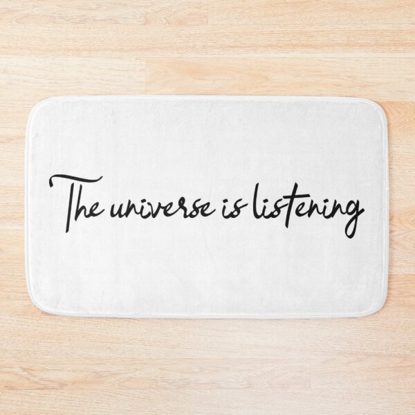 Item preview, The universe is listening designed and sold by Questionable Quotes.