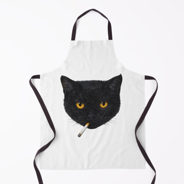 Item preview, Smoking Cat Vintage Black Cat Retro 90s  designed and sold by Nikolausgage.