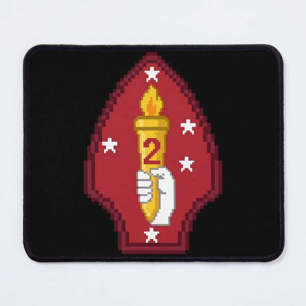 Item preview, 2nd Marine Division Pixel Art Insignia designed and sold by adrian noble.