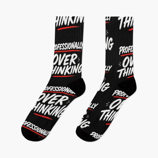 Item preview, Professionally Overthinking – Funny Overthinker Quote designed and sold by Abidel.