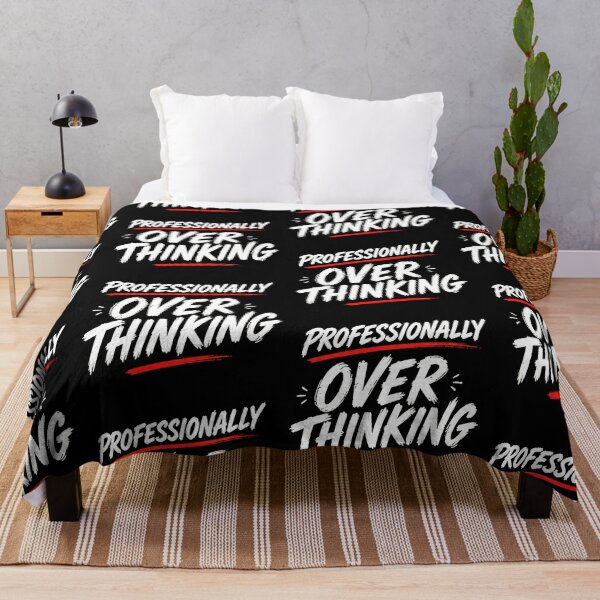 Item preview, Professionally Overthinking – Funny Overthinker Quote designed and sold by Abidel.