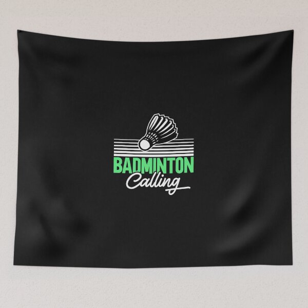 Item preview, Badminton Calling Retro Sport Graphic designed and sold by unkngrauew.
