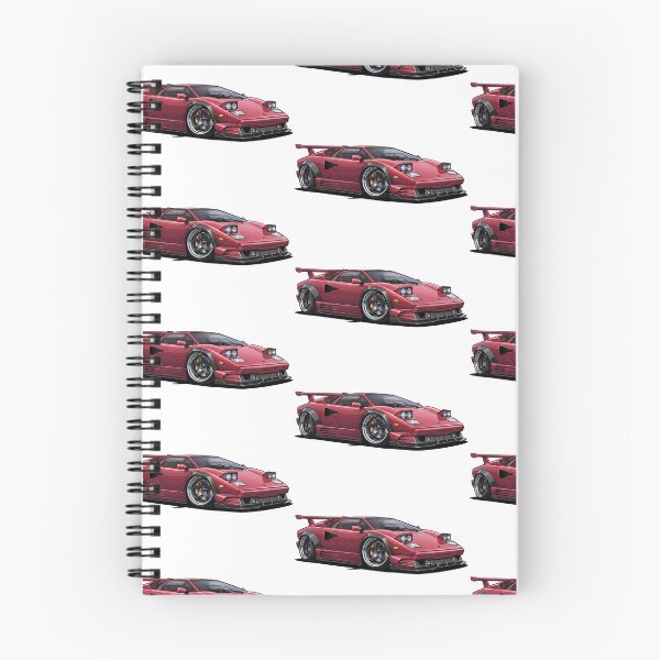 Item preview, Lamborghini Countach Cartoon designed and sold by ToonMyRide.