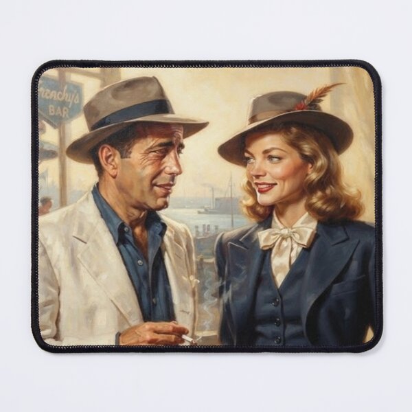Item preview, Humphrey Bogart and Lauren Bacall designed and sold by Stinky Steve OG.