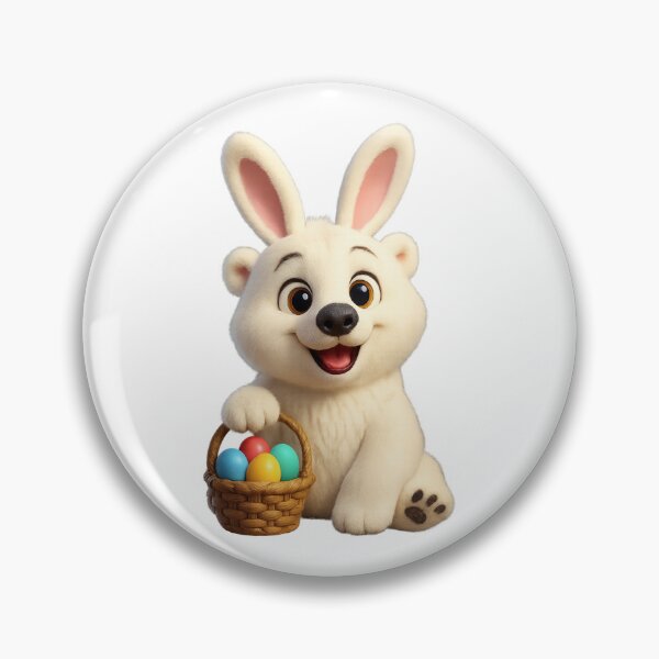 Item preview, Polar Bear Easter Bunny designed and sold by Sillytoe.
