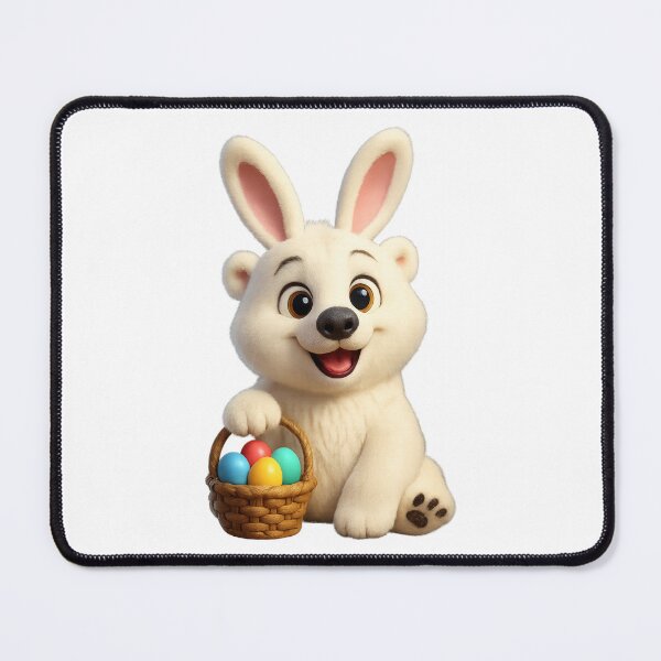 Item preview, Polar Bear Easter Bunny designed and sold by Sillytoe.