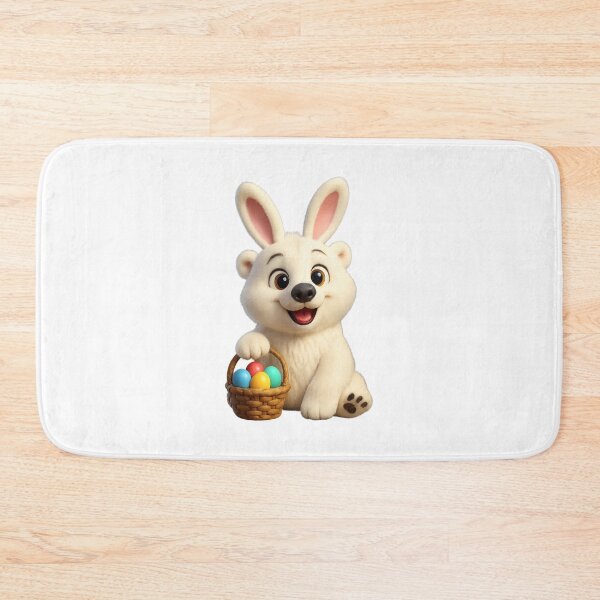 Item preview, Polar Bear Easter Bunny designed and sold by Sillytoe.