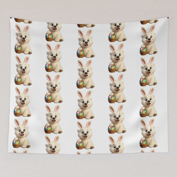 Item preview, Polar Bear Easter Bunny designed and sold by Sillytoe.