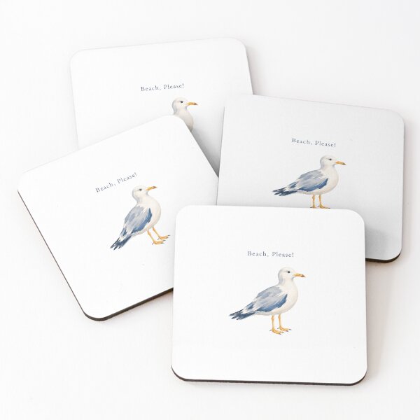 Item preview, Funny Seagull - Beach, Please! designed and sold by KawaiiDesigns26.