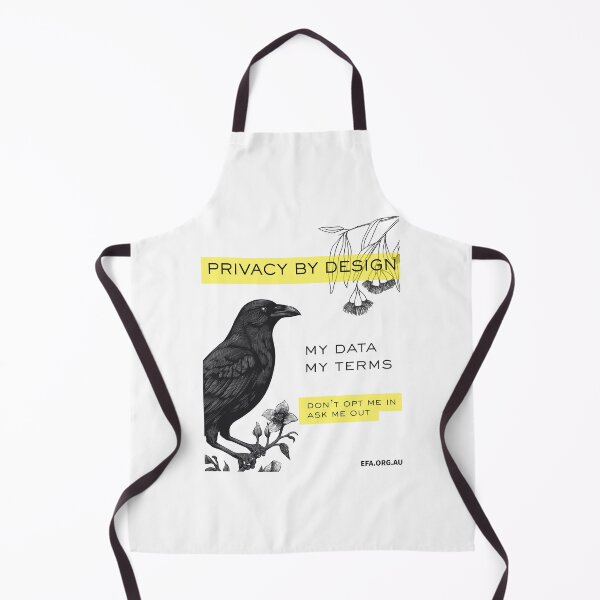 Item preview, Privacy By Design Raven designed and sold by Electronic Frontiers Australia.