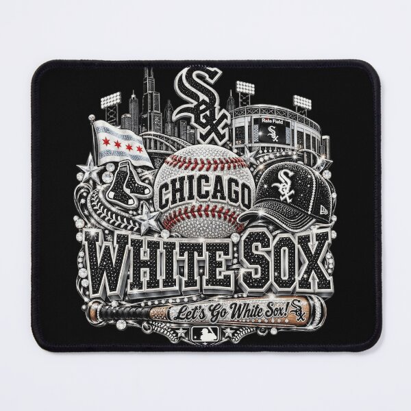 Artikelvorschau, Chicago Baseball Glitzer-Fan-Kunst entworfen und verkauft von TimothyKo46777.