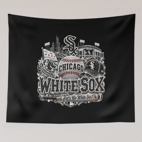 Item preview, Chicago Baseball Sparkle Fan Art designed and sold by TimothyKo46777.