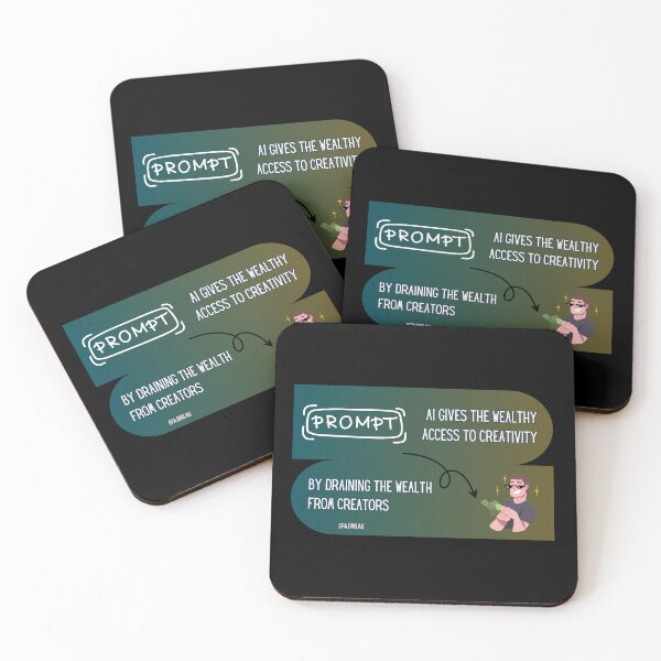 Item preview, AI Gives the Wealthy Access to Creativity  designed and sold by Electronic Frontiers Australia.