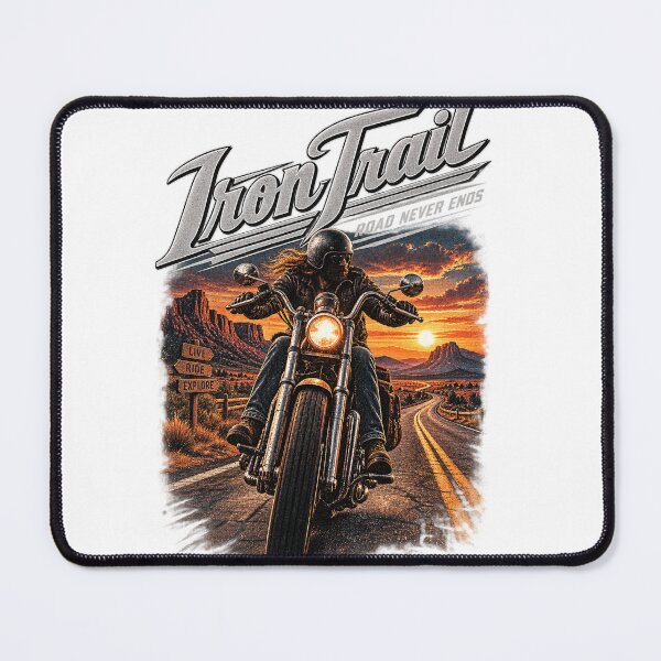 Item preview, Iron Trail Vintage Motorcycle Desert Road Rider designed and sold by kadynmelinda98.
