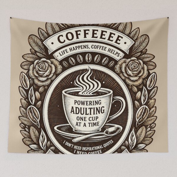Item preview, coffee helps designed and sold by aliraweb.
