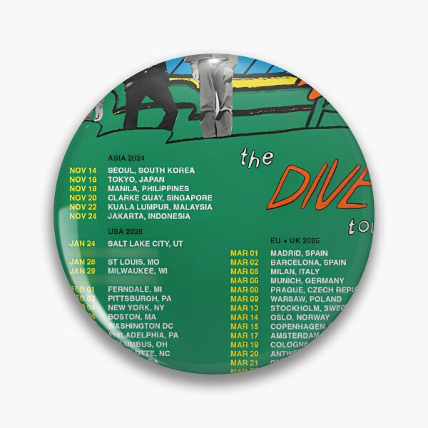 Item preview, almost monday The Dive Tour designed and sold by RetroGalaxies.