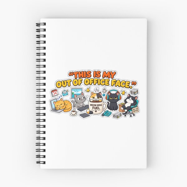 Item preview, Funny Out of Office Cat | Office Humor Work From Home Gift designed and sold by MrDev.