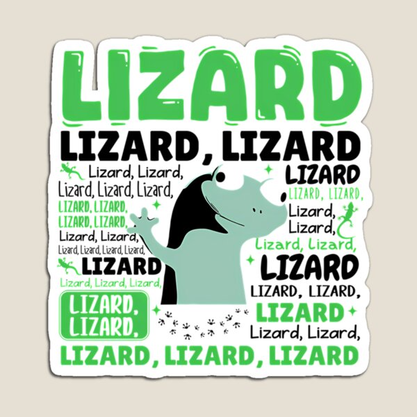 Item preview, Lizard Lizard Meme designed and sold by RetroGalaxies.